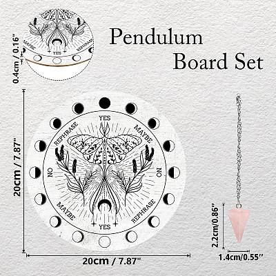 1Pc Cone/Spike/Pendulum Natural Rose Quartz Stone Pendants DIY-CP0007-70B-1