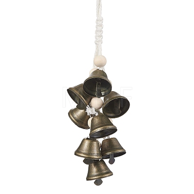 Iron Bell Wind Chimes HJEW-JM01957-1