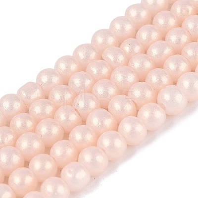 Baking Paint Glass Pearl Beads Strands DGLA-ZX001-05A-02-1