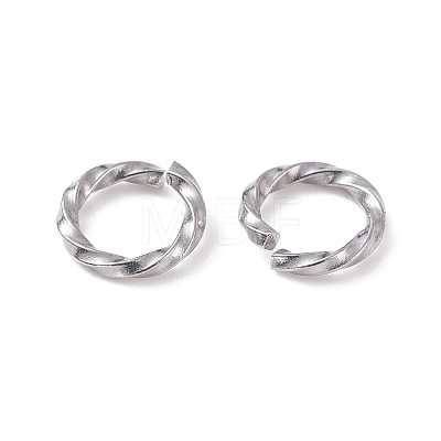 Tarnish Resistant 304 Stainless Steel Jump Rings STAS-F191-12P-B-1