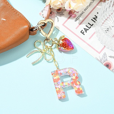 Alloy & Resin Pendant Decorations HJEW-YW00401-04-1