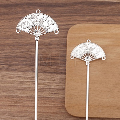 Ancient Style Alloy Hair Stick Finding PW-WGFFA7F-02-1