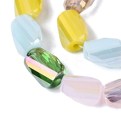 Electroplate Mixed Styles Glass Beads Strands EGLA-N022-10A-A03-1