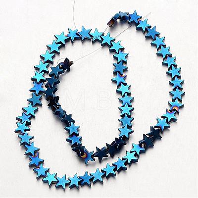 Electroplate Non-magnetic Synthetic Hematite Bead Strands G-F300-24C-05-1