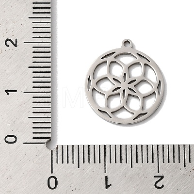 Non-Tarnish 5Pcs 201 Stainless Steel Pendants STAS-Z068-02P-01-1