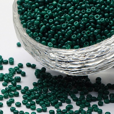 Baking Paint Glass Seed Beads SEED-US0003-2mm-K26-1