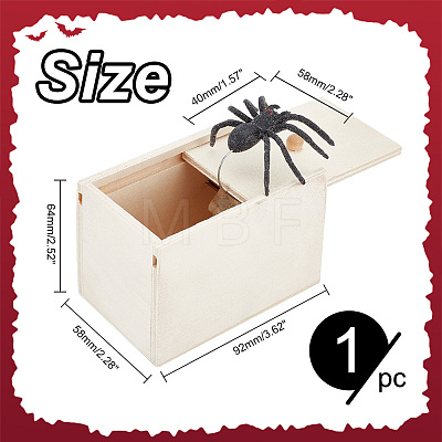 Spider Prank Box AJEW-WH0317-54-1