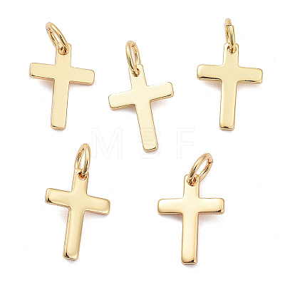 30Pcs Brass Pendants ZIRC-SC0001-35-1