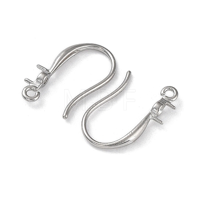 304 Stainless Steel Earring Hooks STAS-M323-10P-1