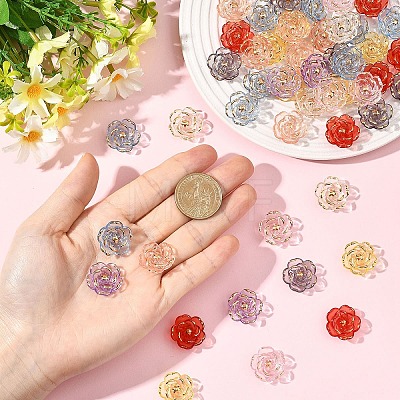 100Pcs Plastic Beads KY-YW0002-22-1