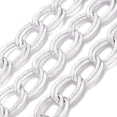 Aluminium Double Curb Chains CHA-Q001-07S-1