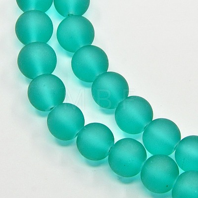 Transparent Glass Bead Strands GLAA-S031-12mm-18-1