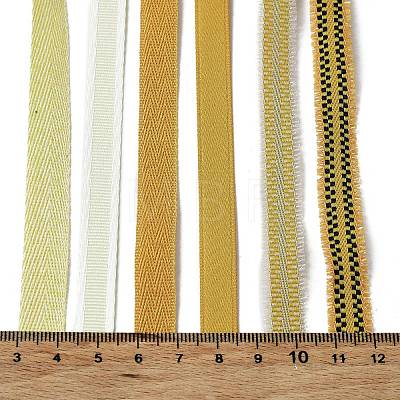 18 Yards 6 Styles Polyester Ribbon SRIB-C001-E01-1