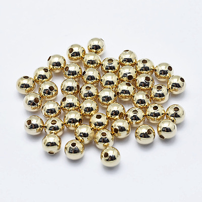 Brass Beads X-KK-G331-52G-5mm-NF-1