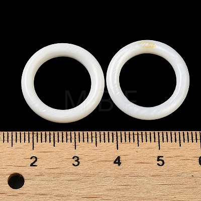 Natural White Shell Linking Ring SSHEL-M022-06B-1