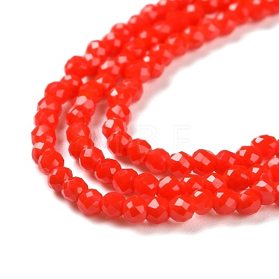 Glass Imitation Jade Beads Strands GLAA-H021-02-06-1