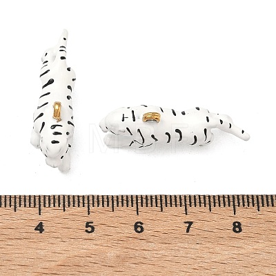 304 Stainless Steel Enamel Pendants STAS-F347-05G-1