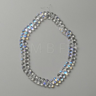 Electroplate Glass Beads GLAA-WH0023-29B-1