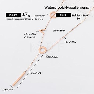 304 Stainless Steel Pendant Necklaces for Women EI8991-1-1