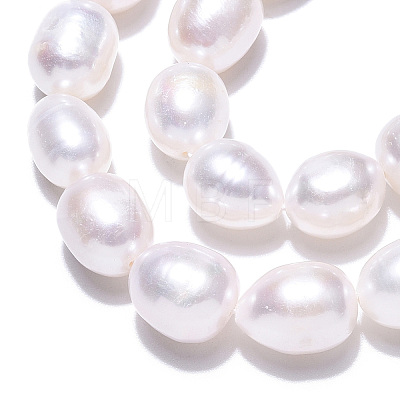 Natural Cultured Freshwater Pearl Beads Strands PEAR-N012-08J-1
