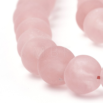 Cherry Quartz Glass Beads Strands G-T106-270-1
