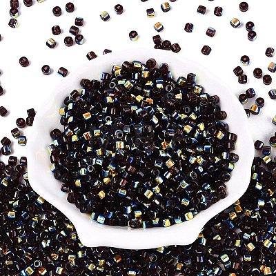 FGB Transparent Colours Glass Seed Beads SEED-Q040-07A-B08-1