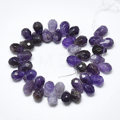 Natural Amethyst Beads Strands G-S357-C01-20-1