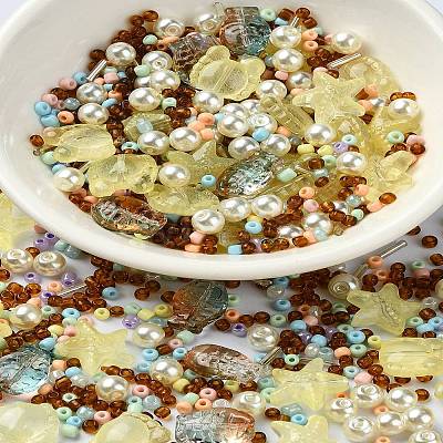 Mixed Styles Glass Beads GLAA-YW0003-41A-1
