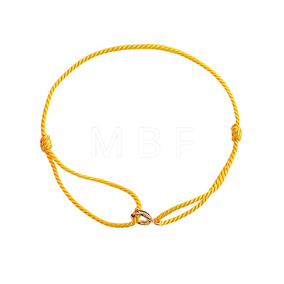Braided Nylon Cord Adjustable Bracelets BH8898-3-1