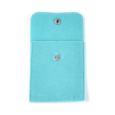 Double-Sided Velvet Jewelry Rectangle Bags for Earrings Rings Bracelets Necklaces TP-N004-01C-1