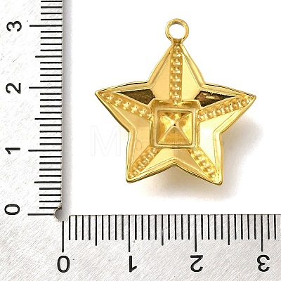 304 Stainless Steel Pendants STAS-Q346-08G-01-1