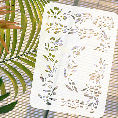 Plastic Drawing Painting Stencils Templates DIY-WH0396-0091-1