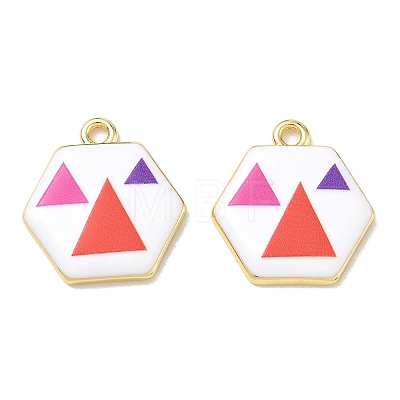 Printed Brass Pendants KK-CBAF9BC-14G-1