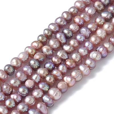 Natural Cultured Freshwater Pearl Beads Strands PEAR-I007-07K-03-1