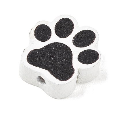 Printed Wood Beads WD-CBAA998-B10-1