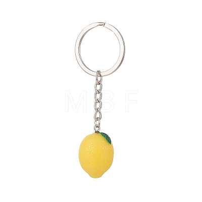 Fruit & Vegatable Resin Pendant Keychain KEYC-JKC00438-1