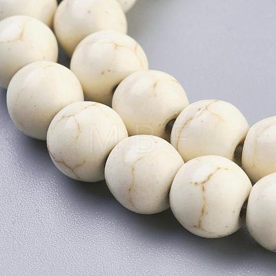 Synthetic Magnesite Beads Strands X-TURQ-8D-011-1