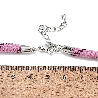 Ployester Core-Wrapped Round Cord Necklace Making KK-CBACFA2-03P-24-1