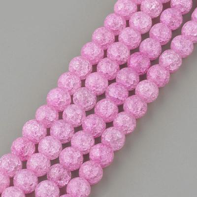 Synthetic Crackle Quartz Beads Strands GLAA-S134-10mm-03-1