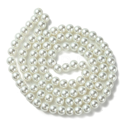 Dyed Glass Pearl Round Beads Strands HY-X0001-06-1