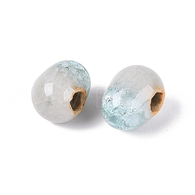 Handmade Crackle Porcelain Beads PORC-Q008-06B-08-1