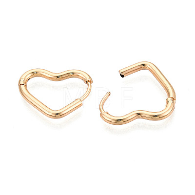304 Stainless Steel Hoop Earrings STAS-T074-28G-1