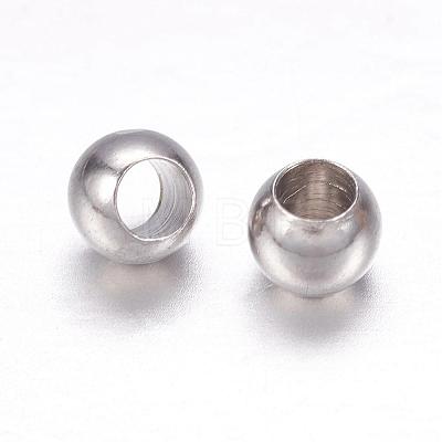 304 Stainless Steel Crimp Beads STAS-F117-54P-1