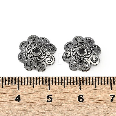 Tibetan Style Bead Caps TIBEB-00955-B-RS-1