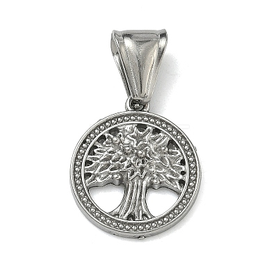 304 Stainless Steel Pendants STAS-D225-11P-1