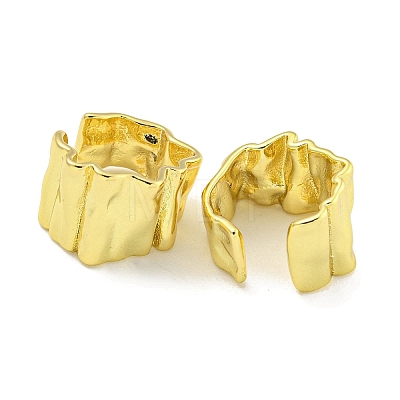 Brass Cuff Earrings EJEW-C104-005G-1