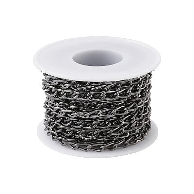 Aluminium Twisted Curb Chains CHA-TA0001-03B-1
