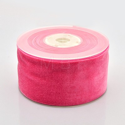 Polyester Velvet Ribbon for Gift Packing and Festival Decoration SRIB-M001-50mm-187-1