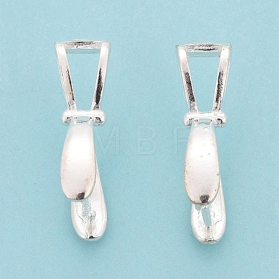 925 Sterling Silver Ice Pick Pinch Bails STER-D035-40A-01S-1