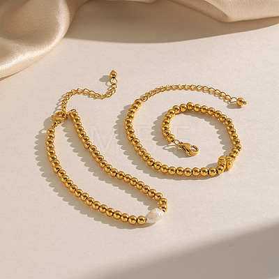 304 Stainless Steel Ball Chain Bracelets YV9832-1